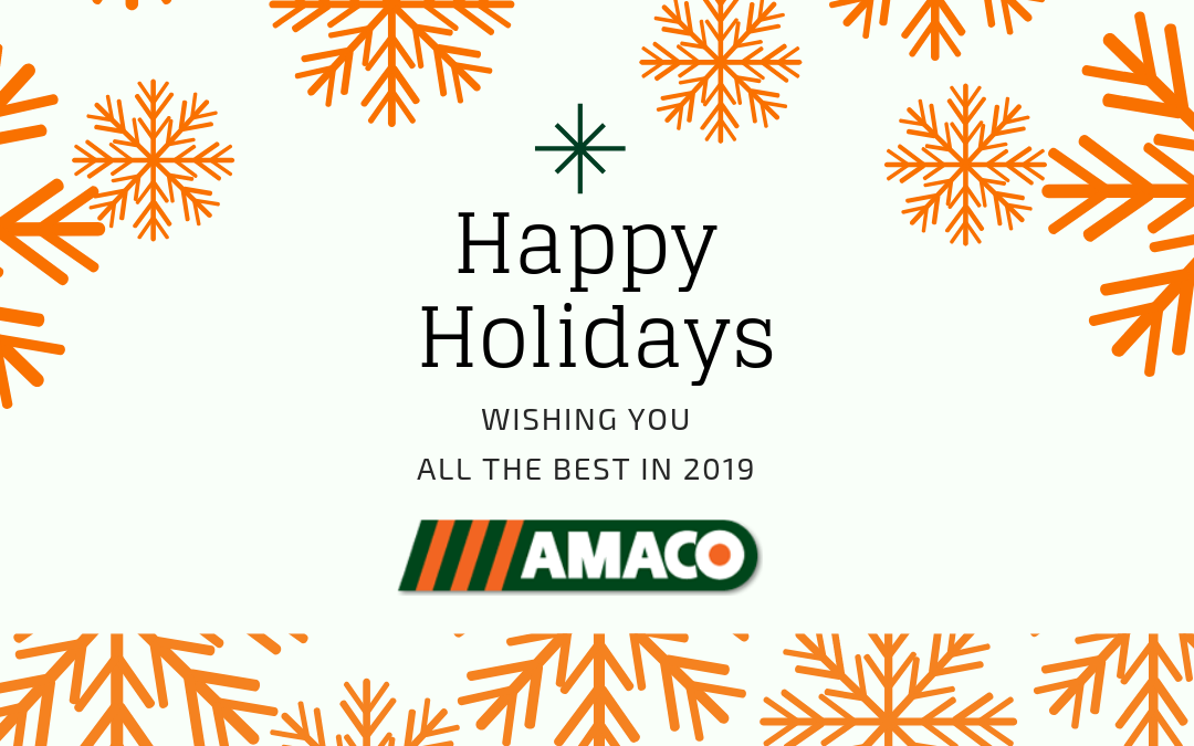 happy holidays from amaco