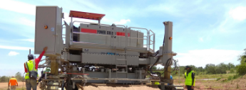 Conquering Projects with the Power Curber 7700 Multipurpose Slipform Machine