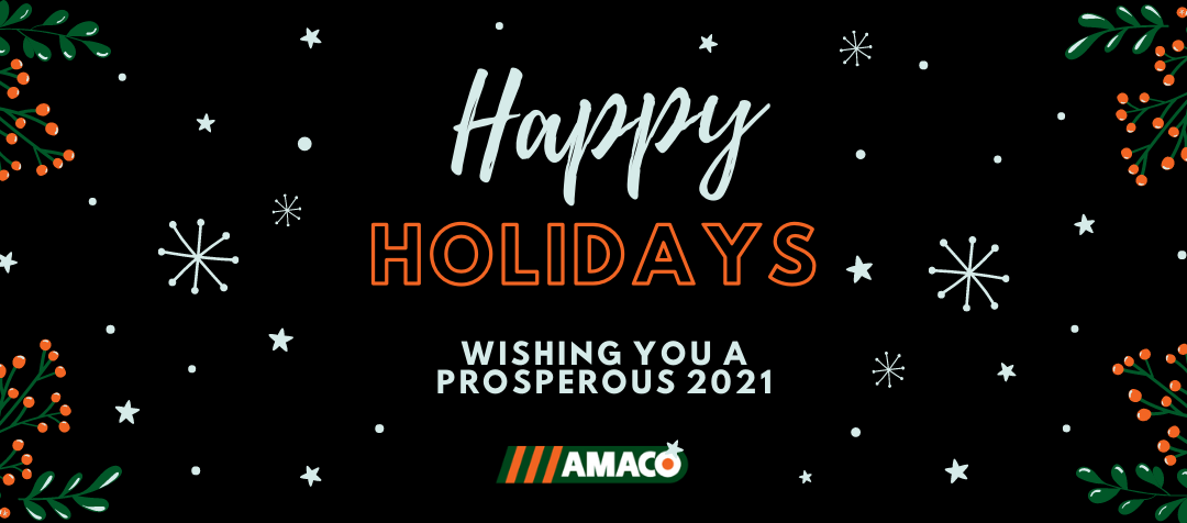 Happy Holidays from The Amaco Team!