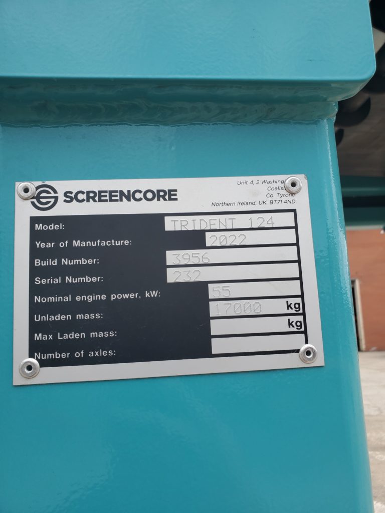 2022 Screencore Trident 124 Track Scalper Screening Plant – 001264 -  - Amaco